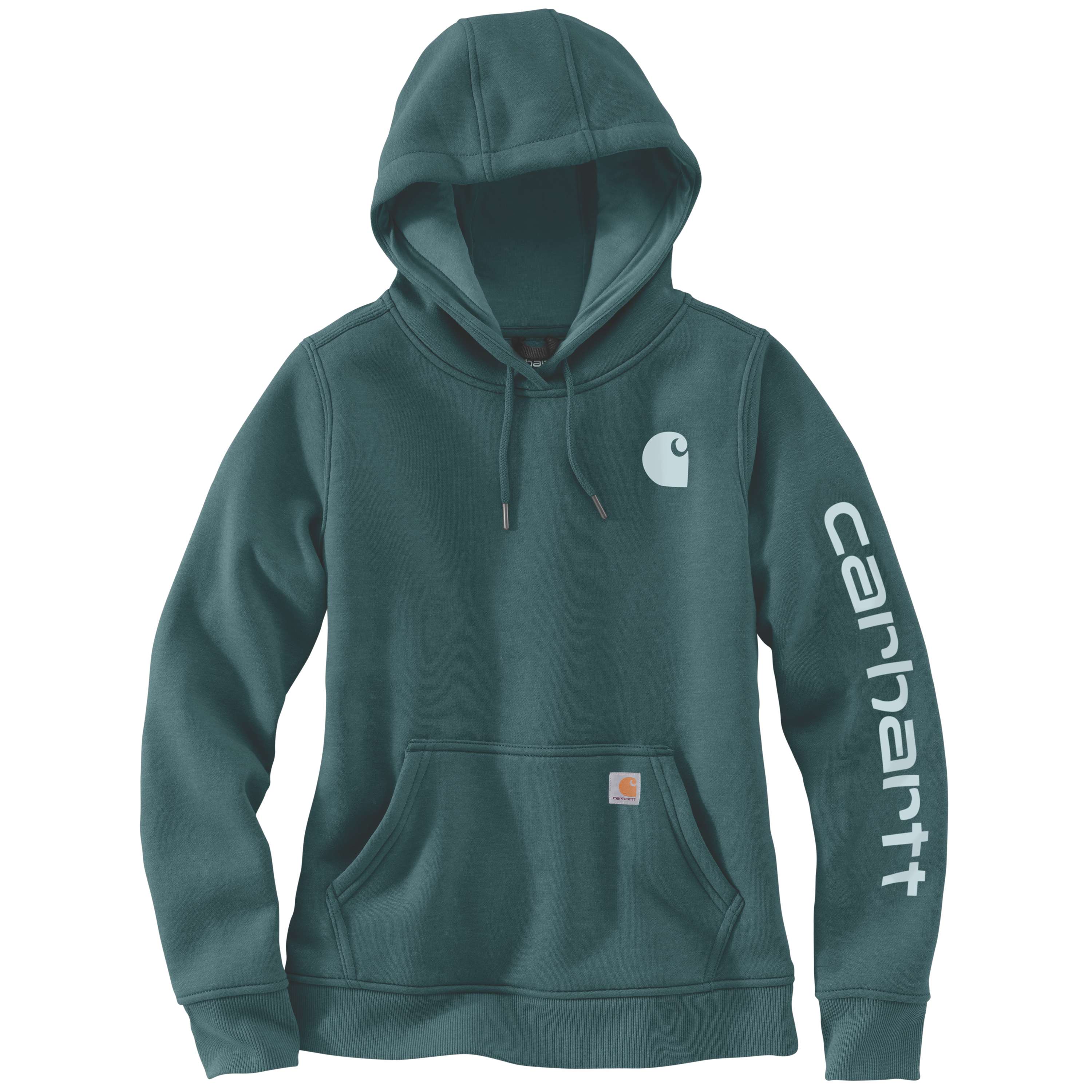 Carhartt 102791 Iconic Clarksburg Logo Sweatshirt Dame produktfoto til broderi