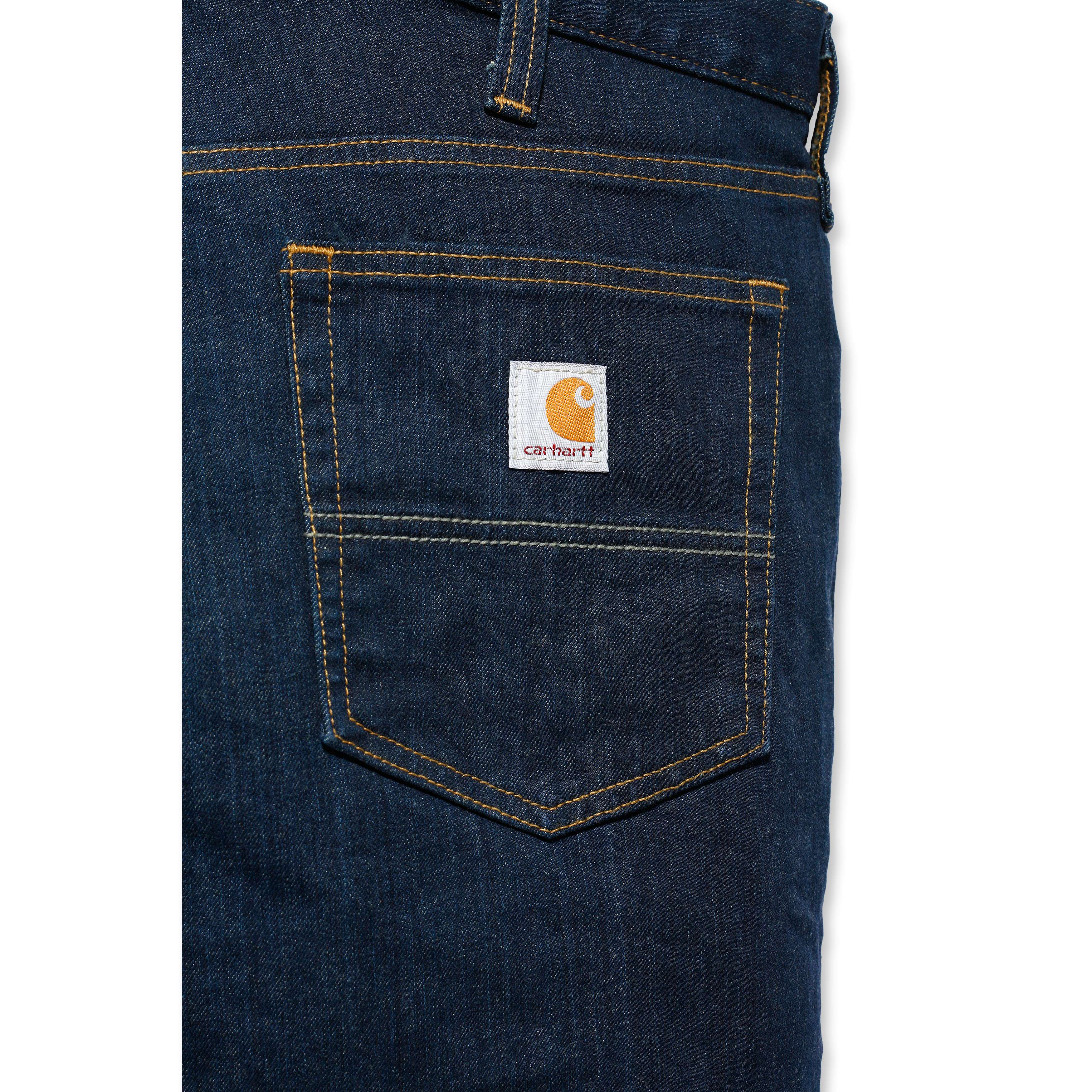 Carhartt 102807 Rugged Flex Straight Tapered Jeans produktbillede med tryk