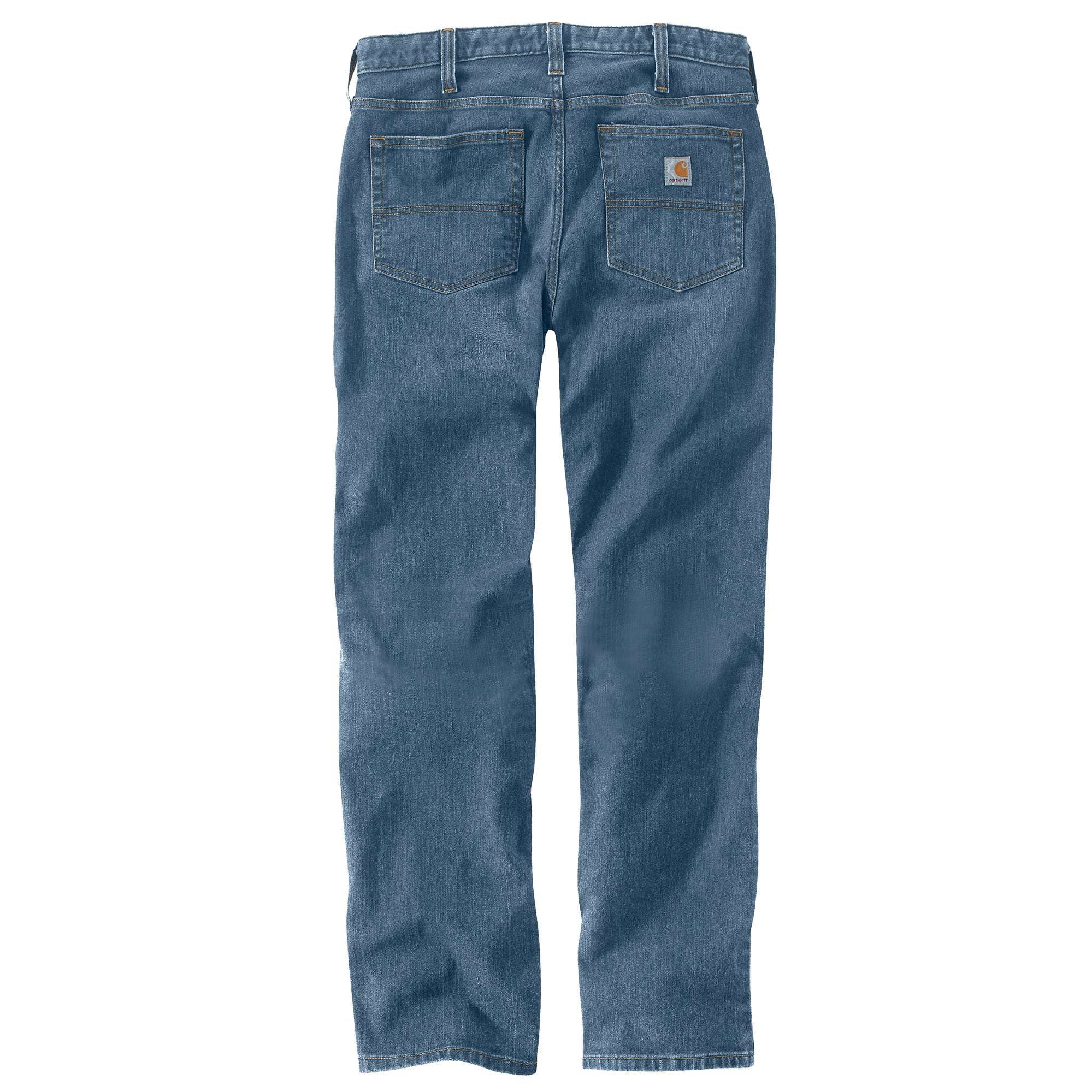 Carhartt 102807 Rugged Flex Straight Tapered Jeans nærbillede til broderi
