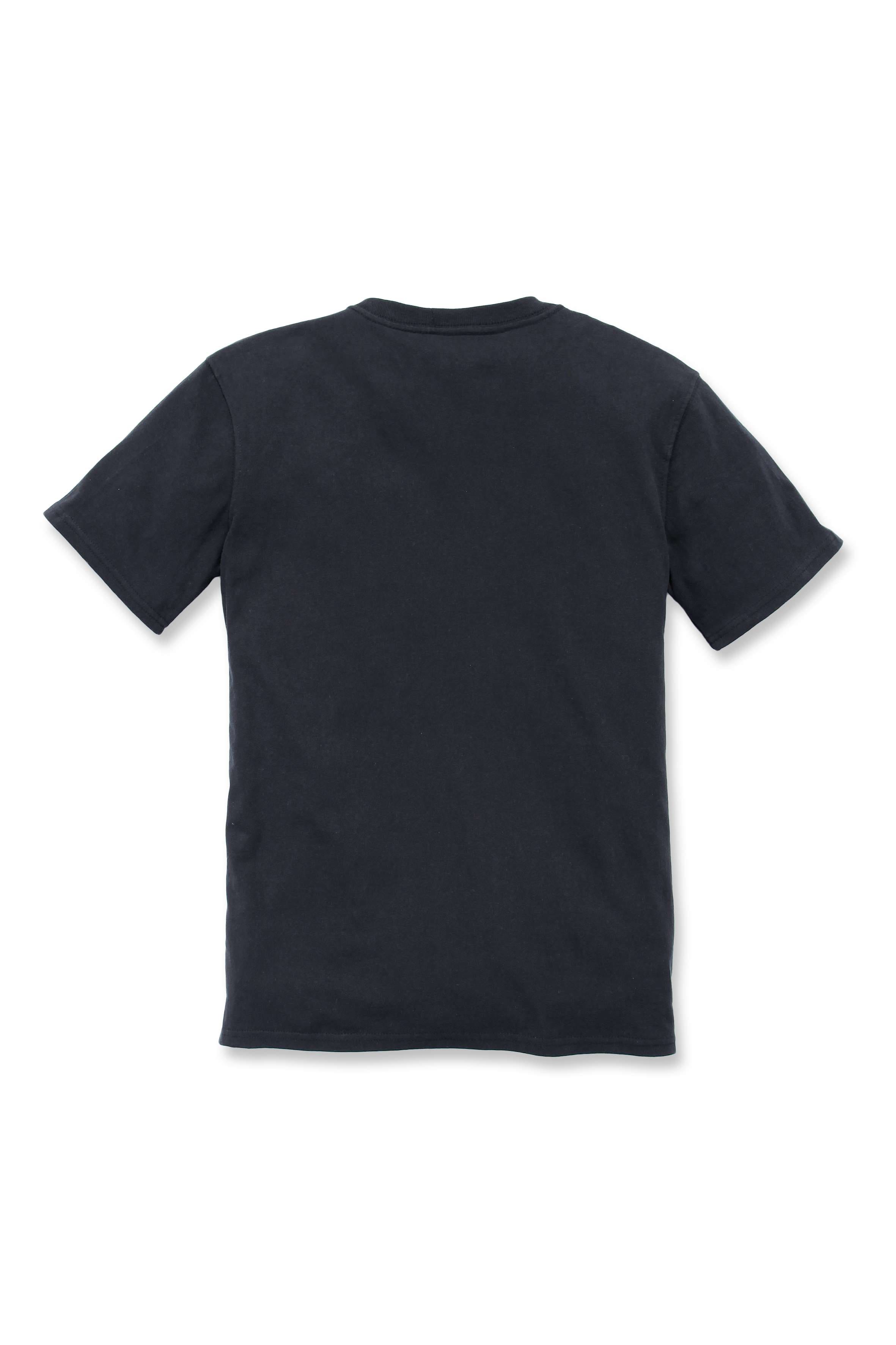 Carhartt 103067 Iconic Wk87 Pocket T-Shirt Dame produktfoto med tryk