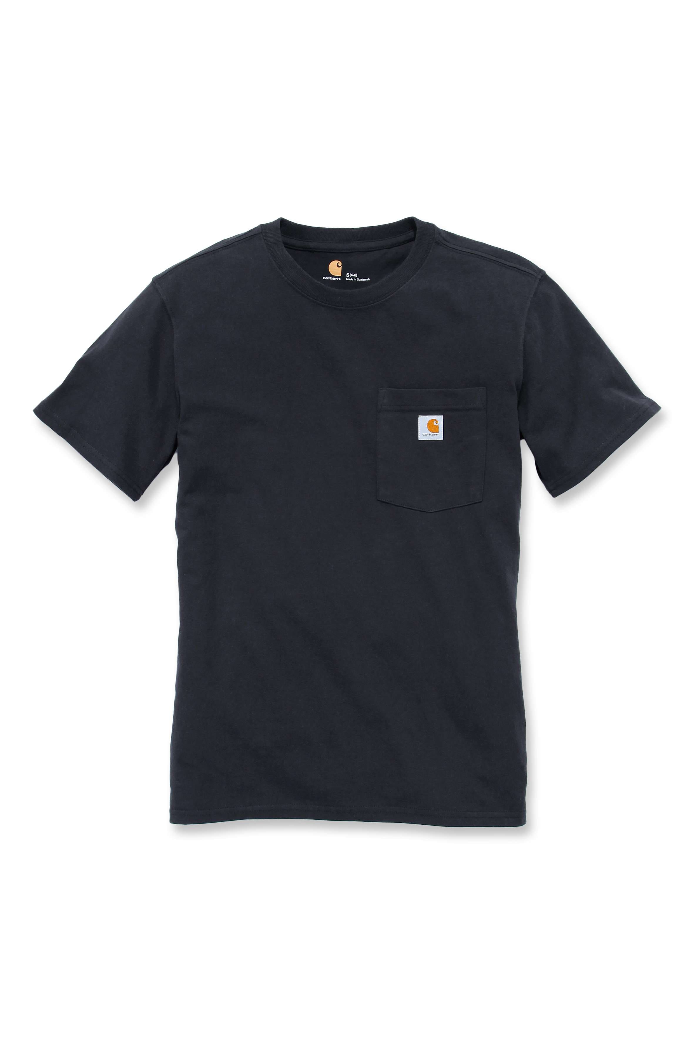 Carhartt 103067 Iconic Wk87 Pocket T-Shirt Dame produktbillede med logo