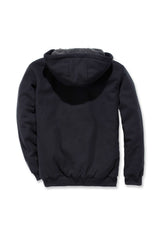 Carhartt 103308 Sherpa Lined Midweight Zip Sweatshirt produktfoto med tryk