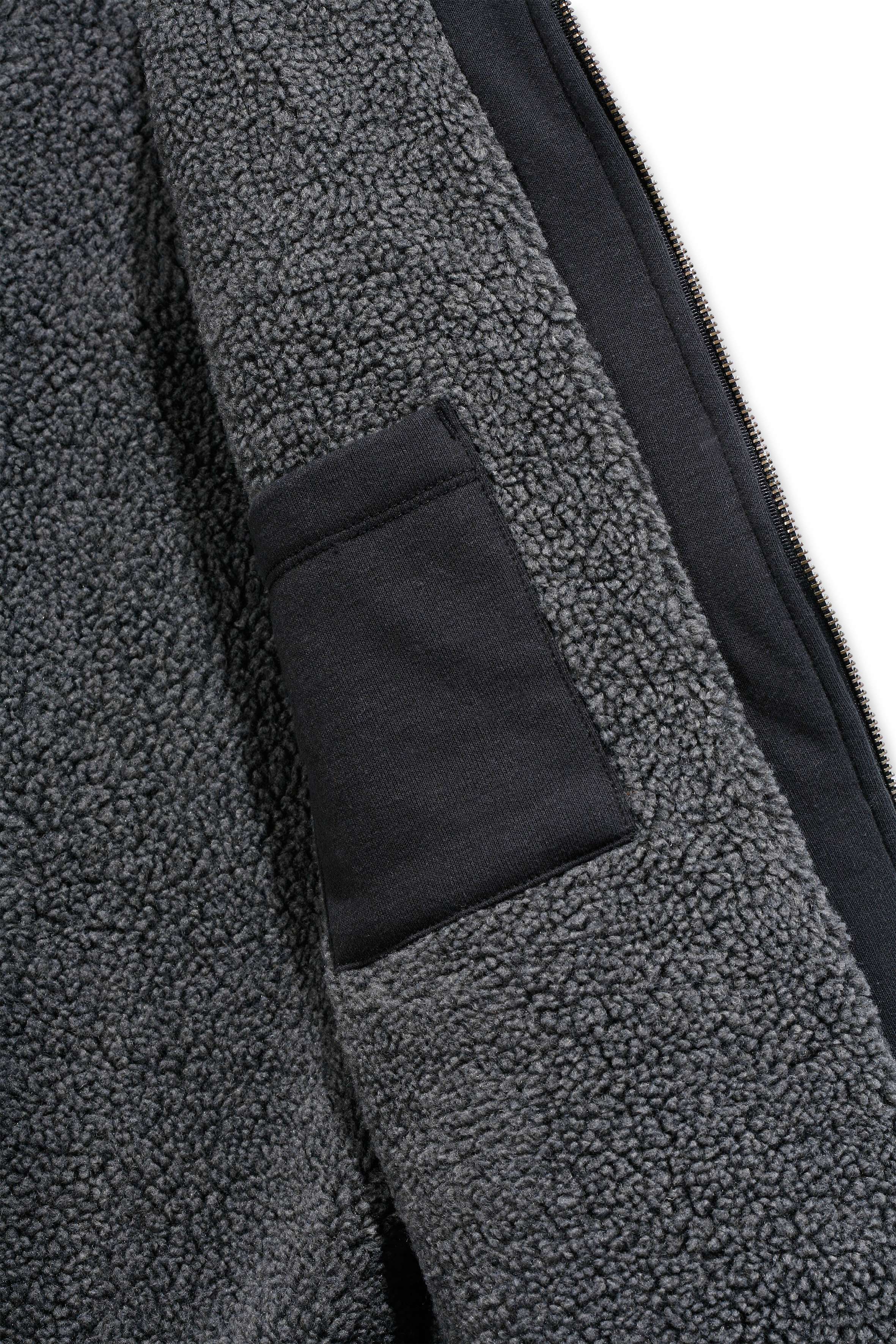 Carhartt 103308 Sherpa Lined Midweight Zip Sweatshirt detalje til broderi
