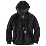Carhartt 103308 Sherpa Lined Midweight Zip Sweatshirt produktbillede med logo