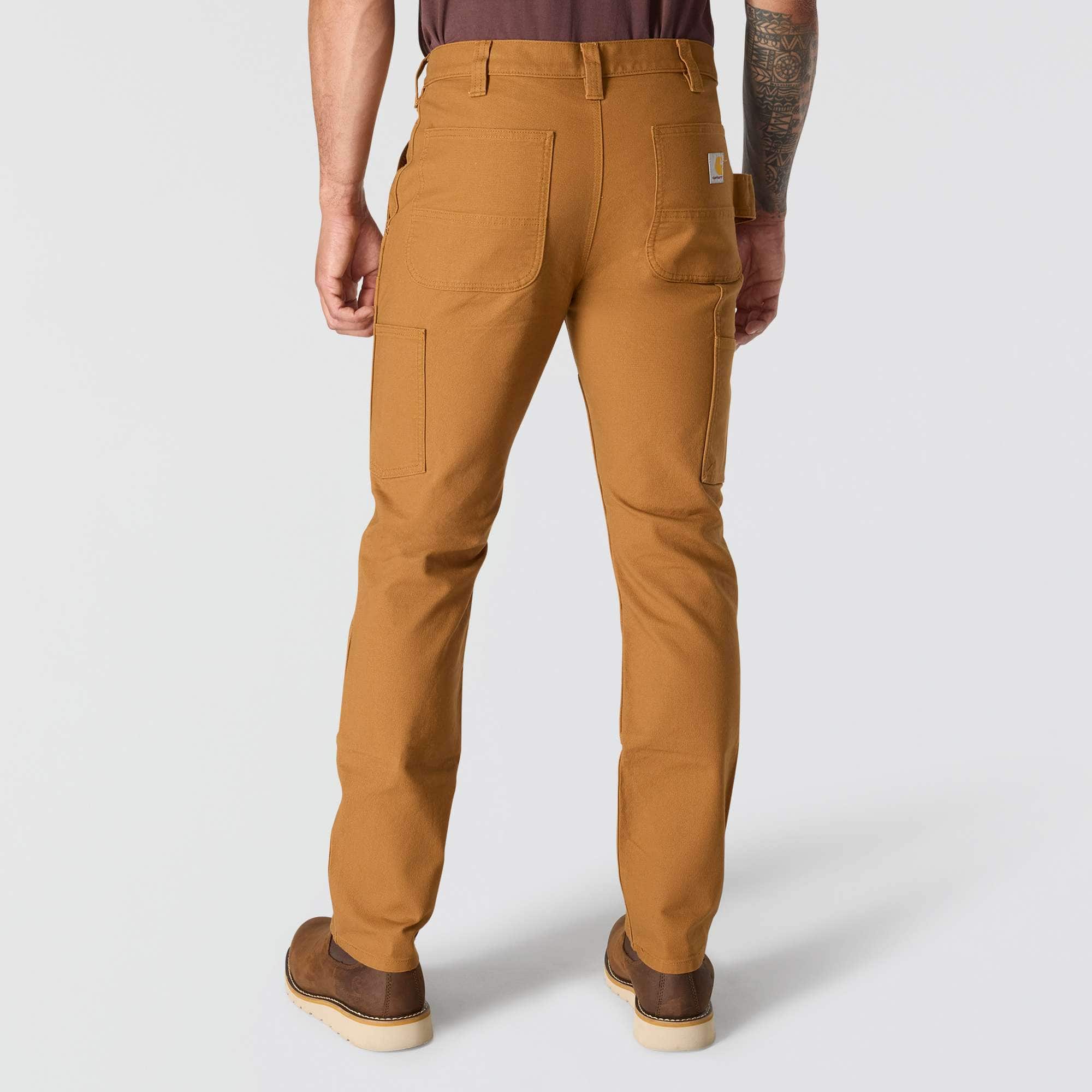 Carhartt 103340 Stretch Duck Double Front Buks detalje med firmalogo