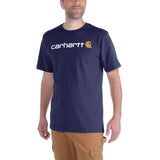 Carhartt 103361 Dearborn Relaxed Logo T-Shirt materiale med firmalogo