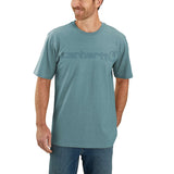 Carhartt 103361 Dearborn Relaxed Logo T-Shirt materiale med logo