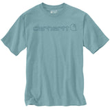 Carhartt 103361 Dearborn Relaxed Logo T-Shirt nærbillede med tryk
