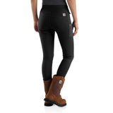 Carhartt 103609 Force Lightweight Utility Legging Dame nærbillede med logo