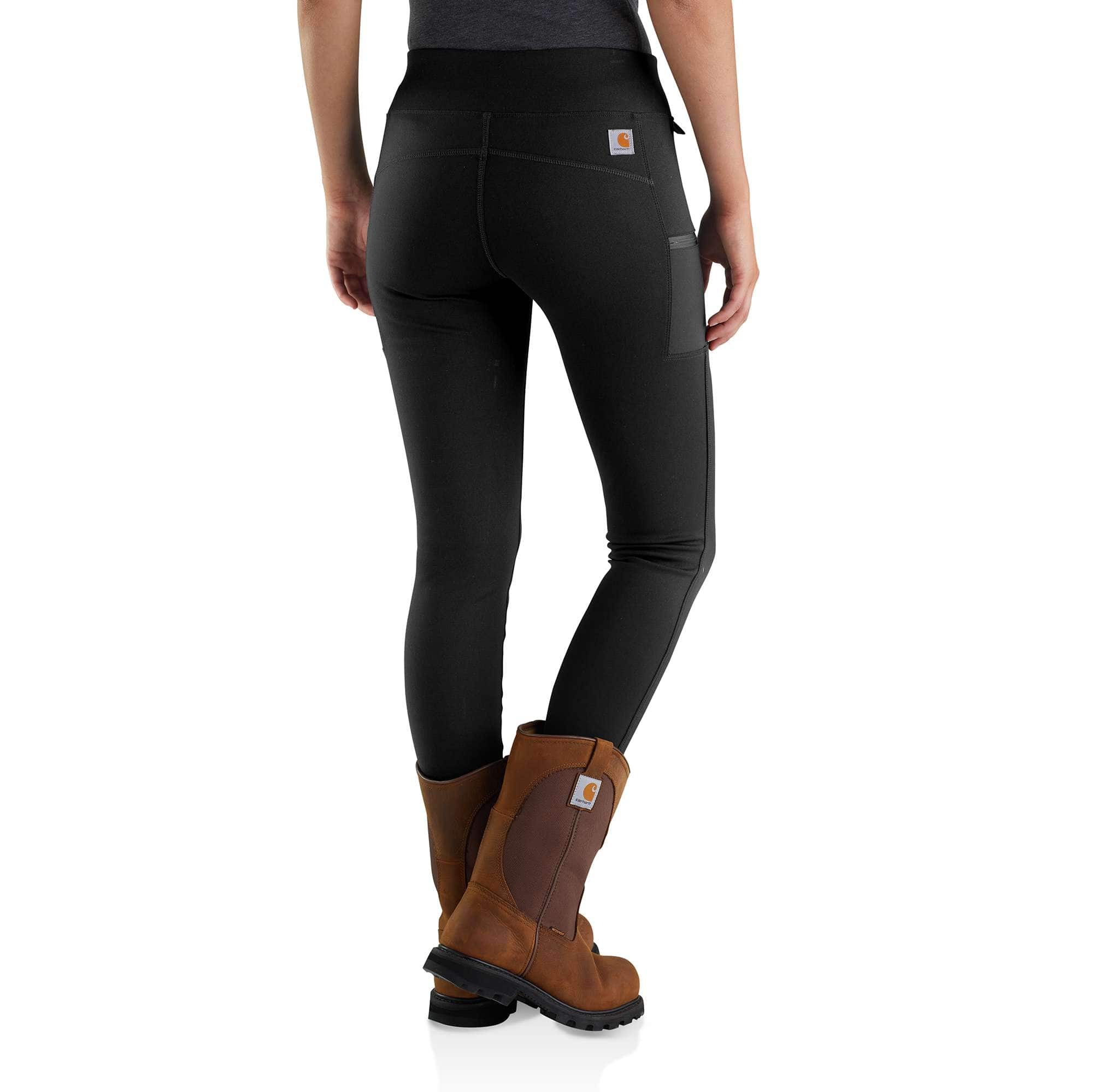Carhartt 103609 Force Lightweight Utility Legging Dame nærbillede med logo