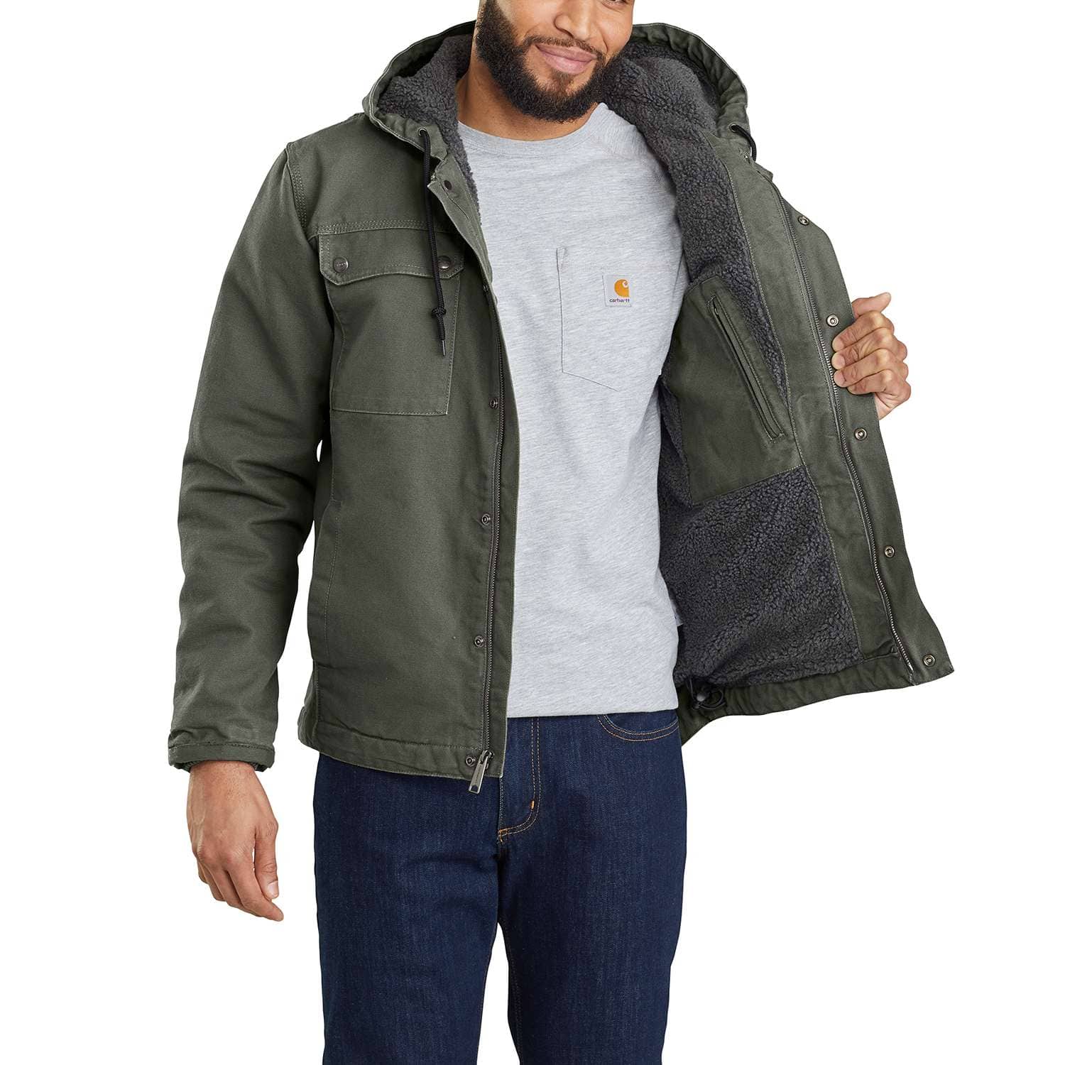 Carhartt 103826 Bartlett Jakke nærbillede til broderi