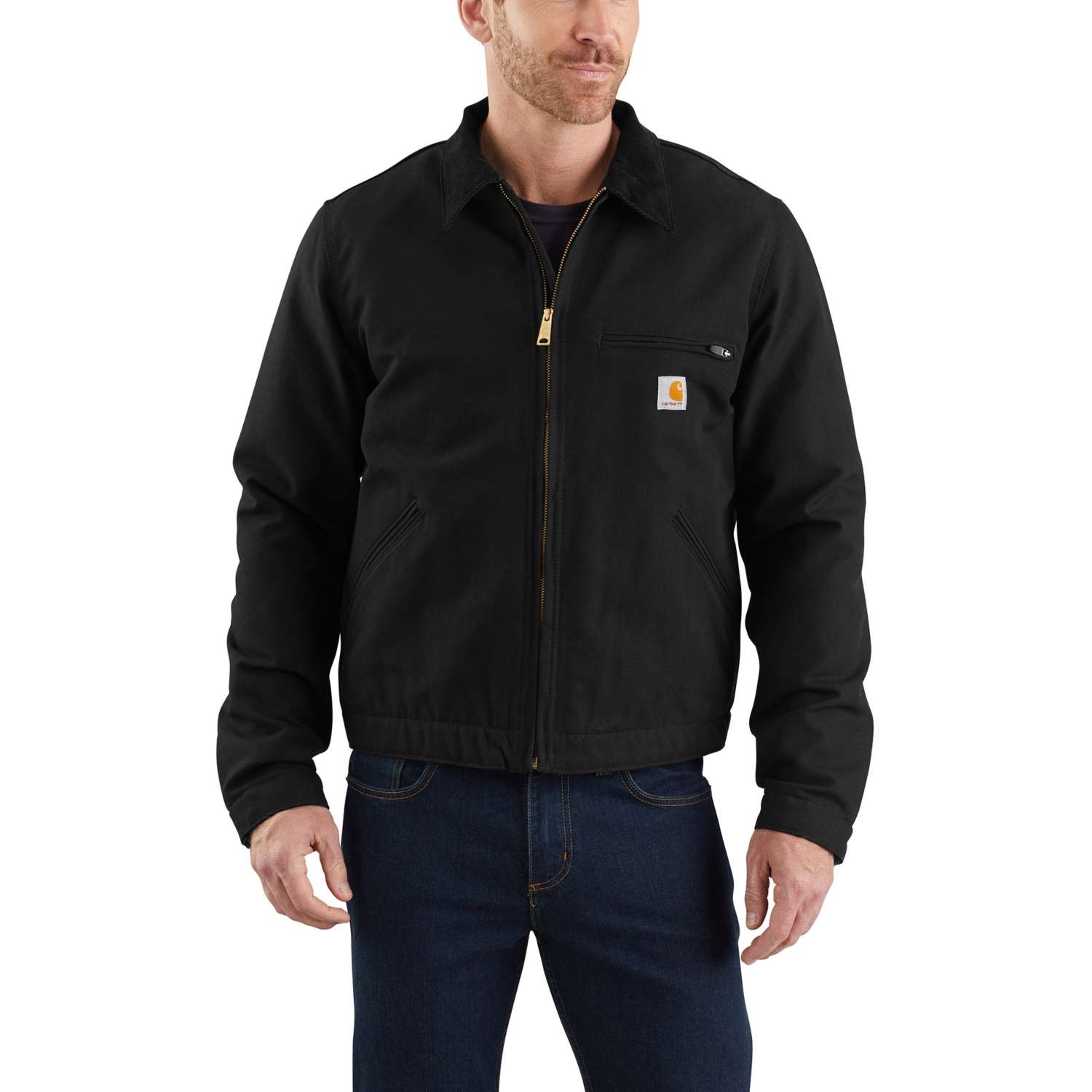 Carhartt 103828 Duck Detroit Jakke med tryk eller logo – arbejdstøj og firmatøj