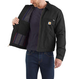 Carhartt 103828 Duck Detroit Jakke nærbillede med logo