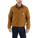 Carhartt 103828 Duck Detroit Jakke materiale med logo