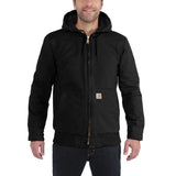 Carhartt 104050 Duck Active Jakke detalje med firmalogo