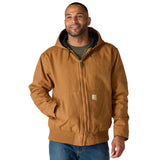 Carhartt 104050 Duck Active Jakke nærbillede med tryk