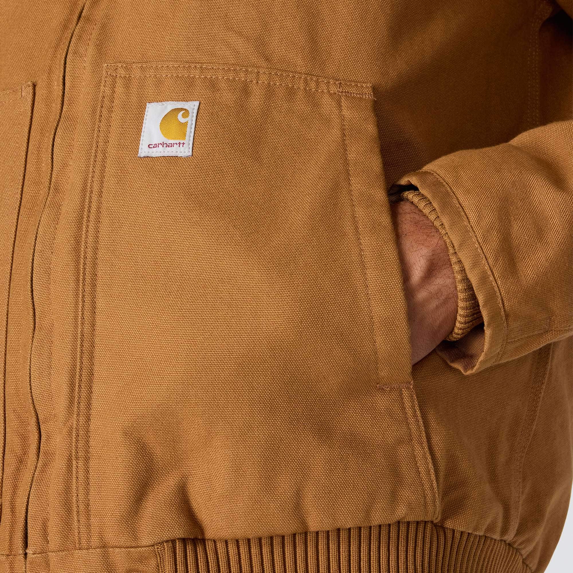 Carhartt 104050 Duck Active Jakke produktbillede med firmalogo