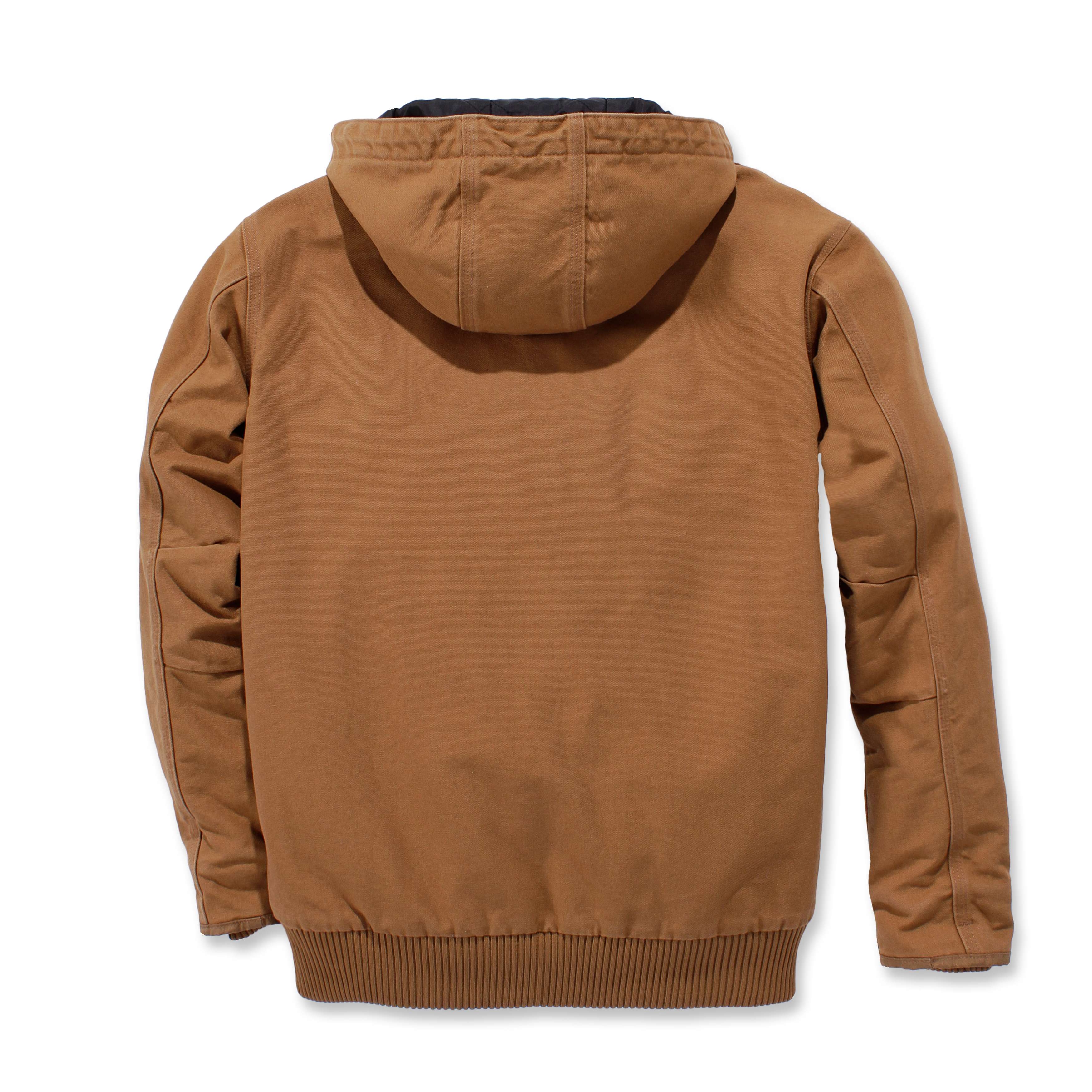 Carhartt 104050 Duck Active Jakke detalje med logo