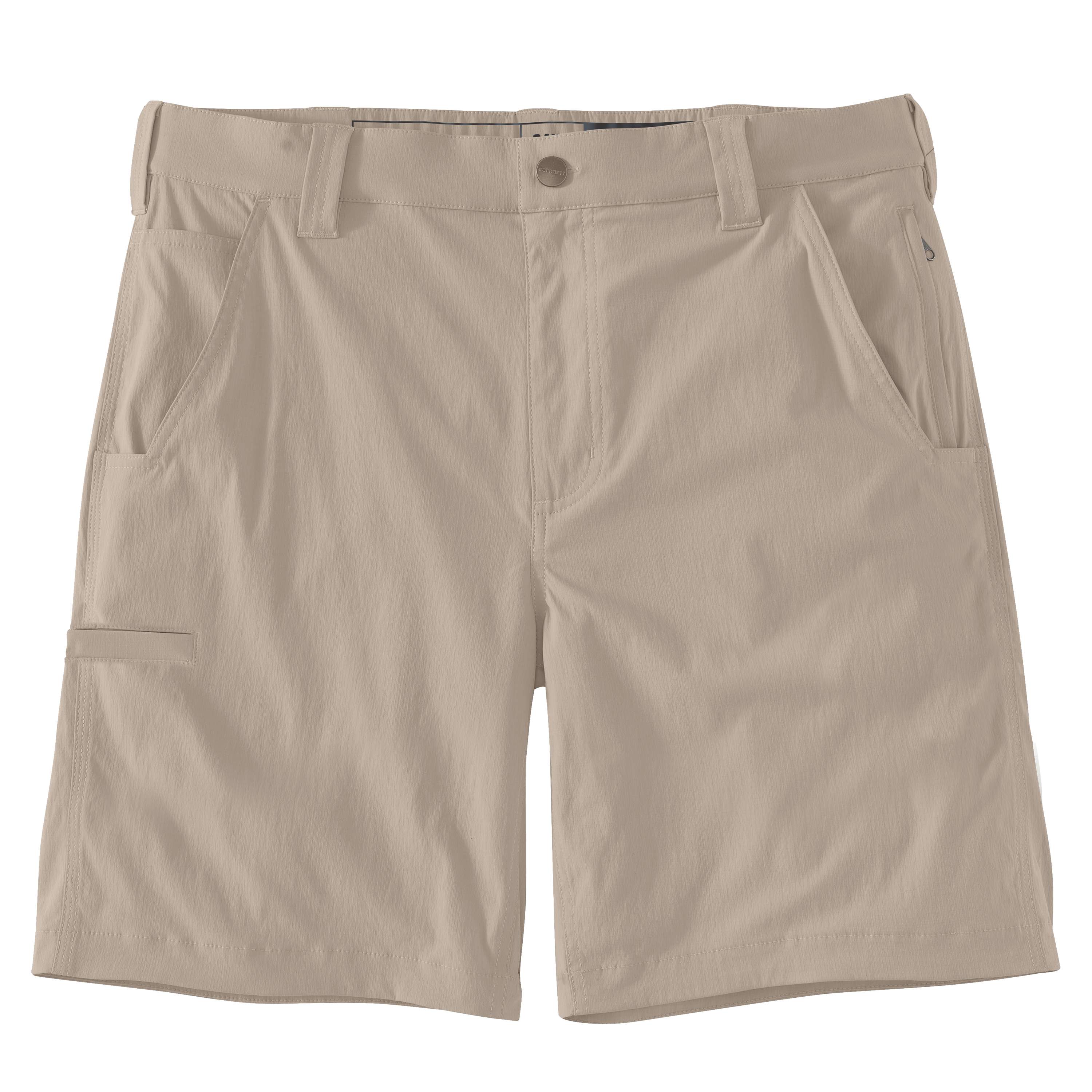 Carhartt 104198 Ripstop Lightweight Work Shorts Shorts nærbillede med logo