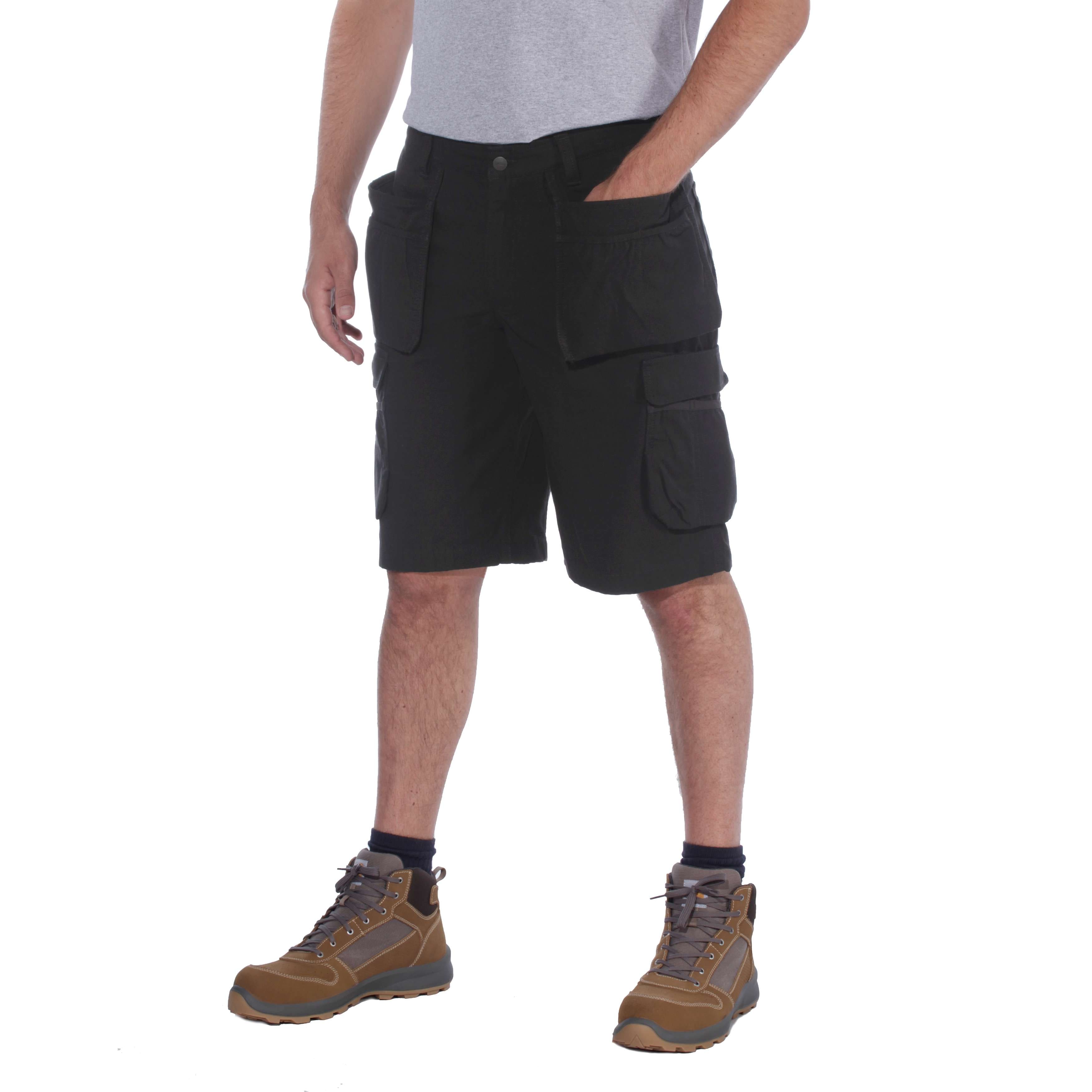 Carhartt 104201 Steel Multipocket Shorts materiale med firmalogo