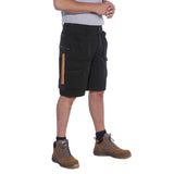 Carhartt 104201 Steel Multipocket Shorts nærbillede med logo