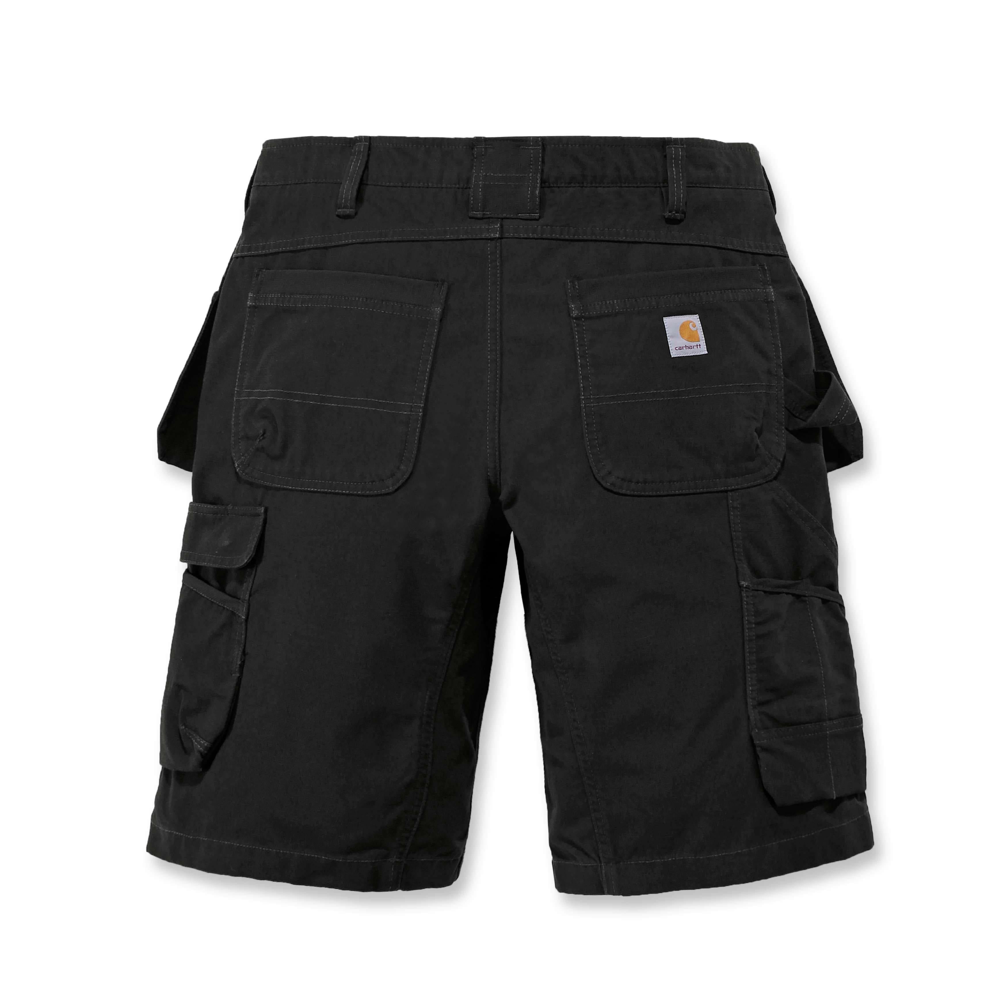 Carhartt 104201 Steel Multipocket Shorts detalje til broderi