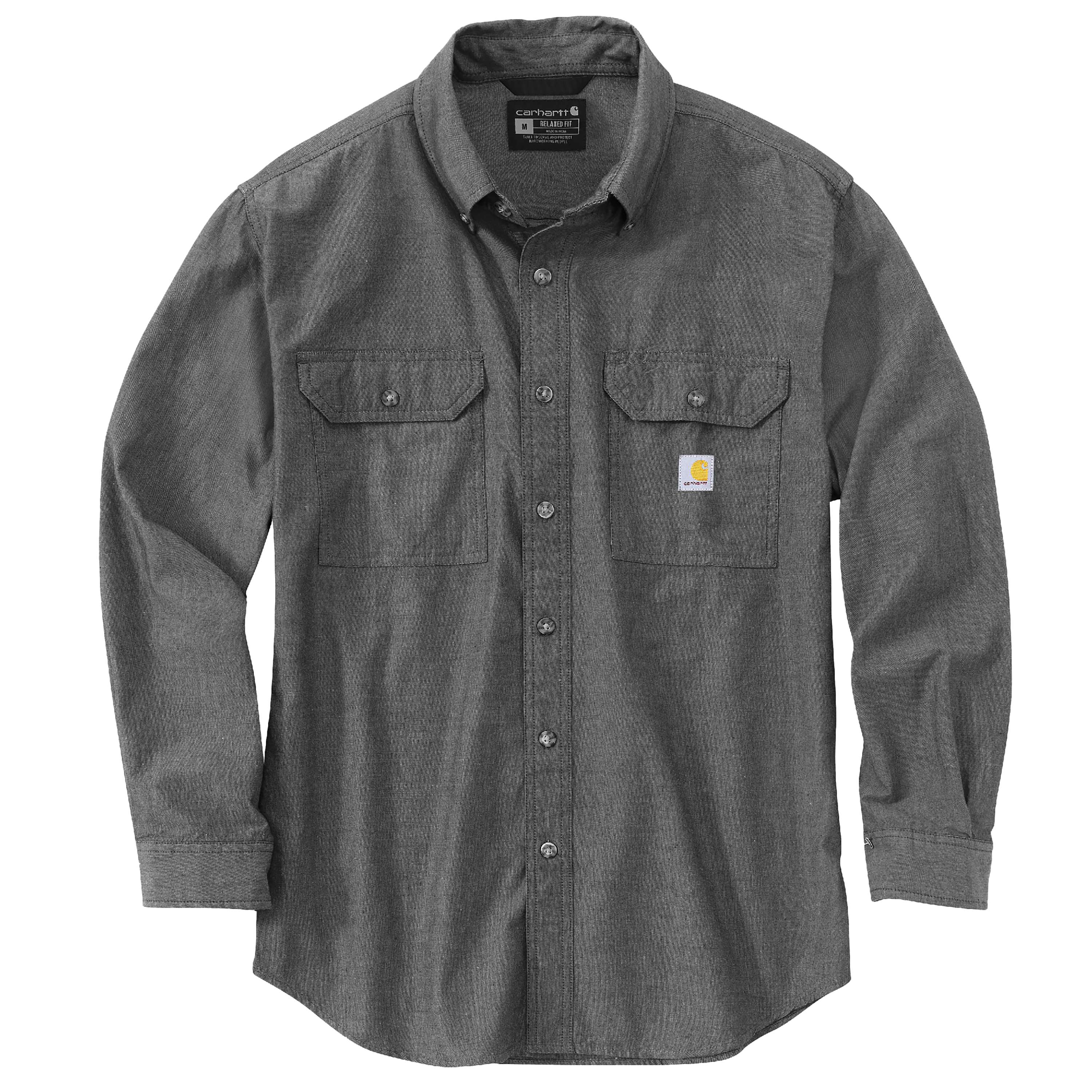Carhartt 104368 Loose Chambray L/S Shirt detalje til broderi