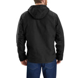 Carhartt 104392 Washed Duck Sherpa Lined Jakke produktbillede med logo