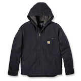 Carhartt 104392 Washed Duck Sherpa Lined Jakke produktfoto med tryk