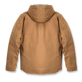Carhartt 104392 Washed Duck Sherpa Lined Jakke materiale med logo