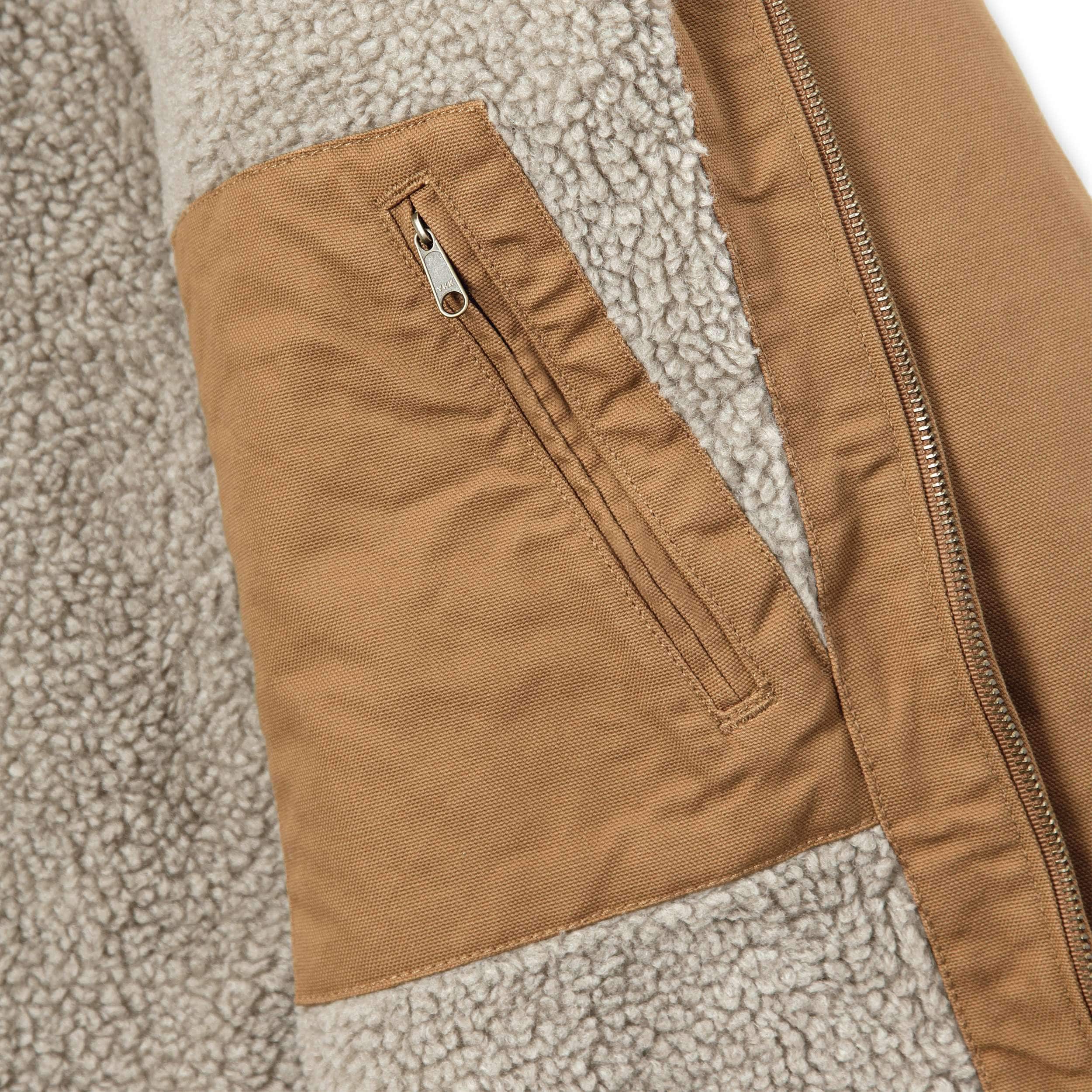 Carhartt 104392 Washed Duck Sherpa Lined Jakke produktbillede til broderi
