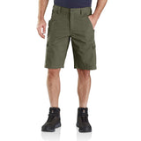 Carhartt 104727 Ripstop Cargo Work Shorts detalje til broderi