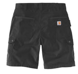 Carhartt 104727 Ripstop Cargo Work Shorts detalje med firmalogo