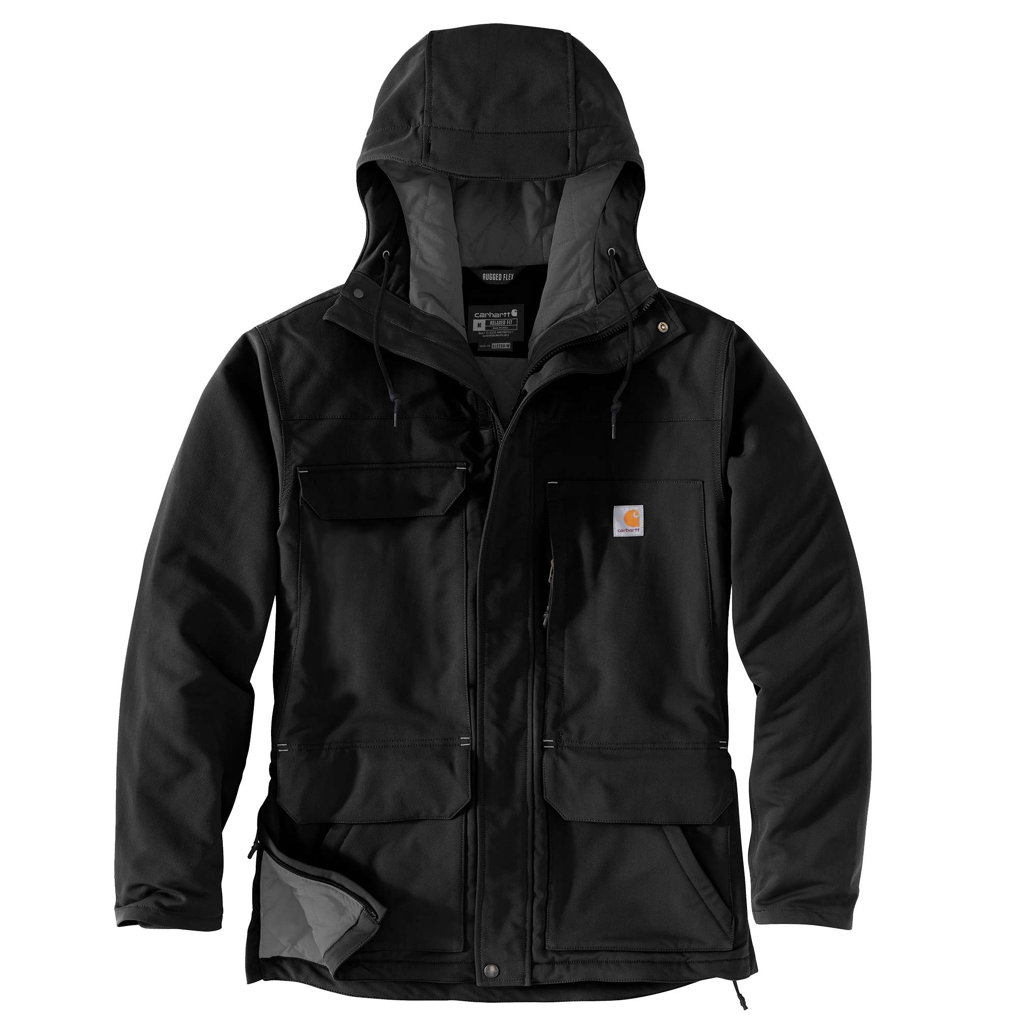 Carhartt 105002 Super Dux Bonded Chore Vinterjakke produktfoto med tryk