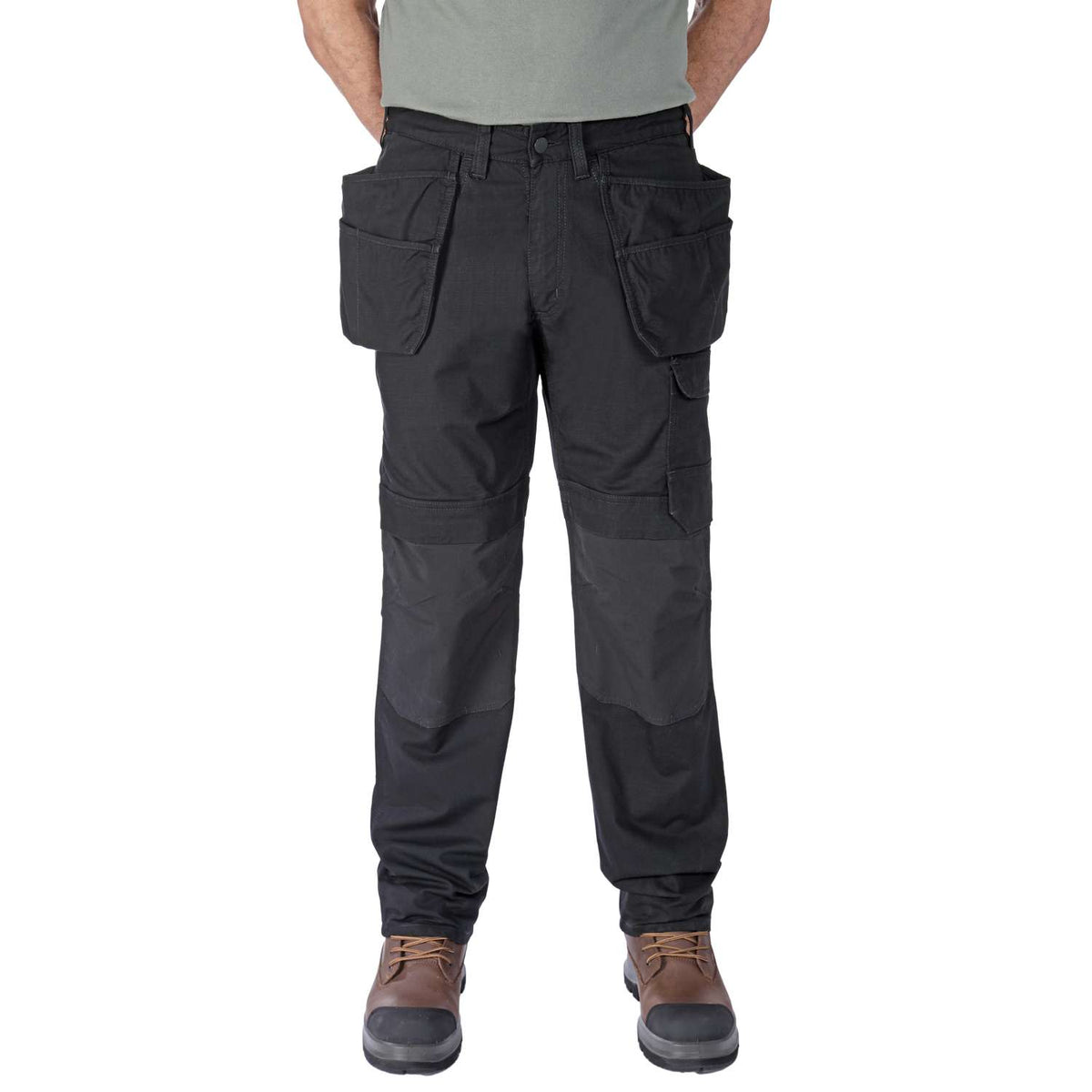 Carhartt 105070 Relaxed Straight Steel Rugged Flex™ Ripstop Double-Front Cargo Buks