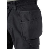 Carhartt 105070 Relaxed Straight Steel Rugged Flex™ Ripstop Double-Front Cargo Buks nærbillede med logo