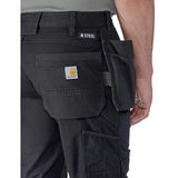 Carhartt 105070 Relaxed Straight Steel Rugged Flex™ Ripstop Double-Front Cargo Buks produktbillede med tryk