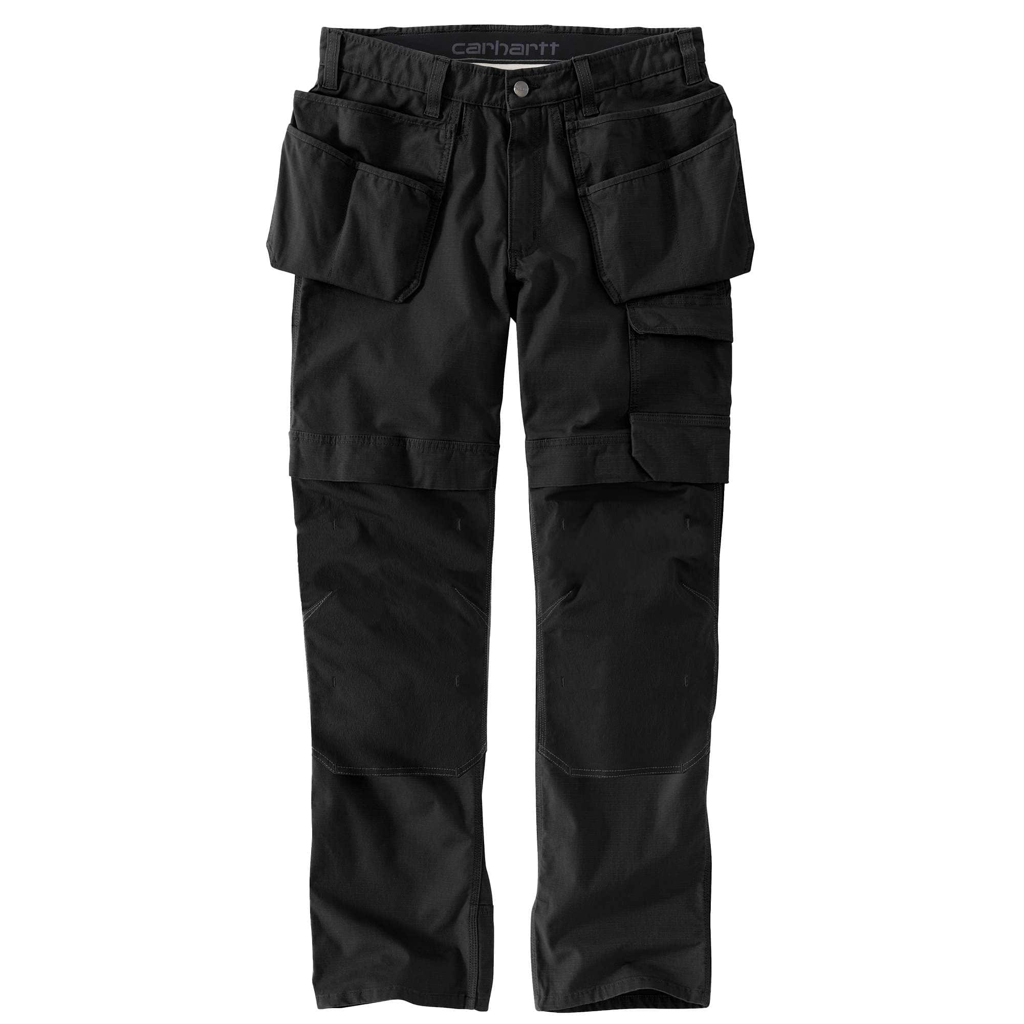 Carhartt 105070 Relaxed Straight Steel Rugged Flex™ Ripstop Double-Front Cargo Buks produktfoto med tryk