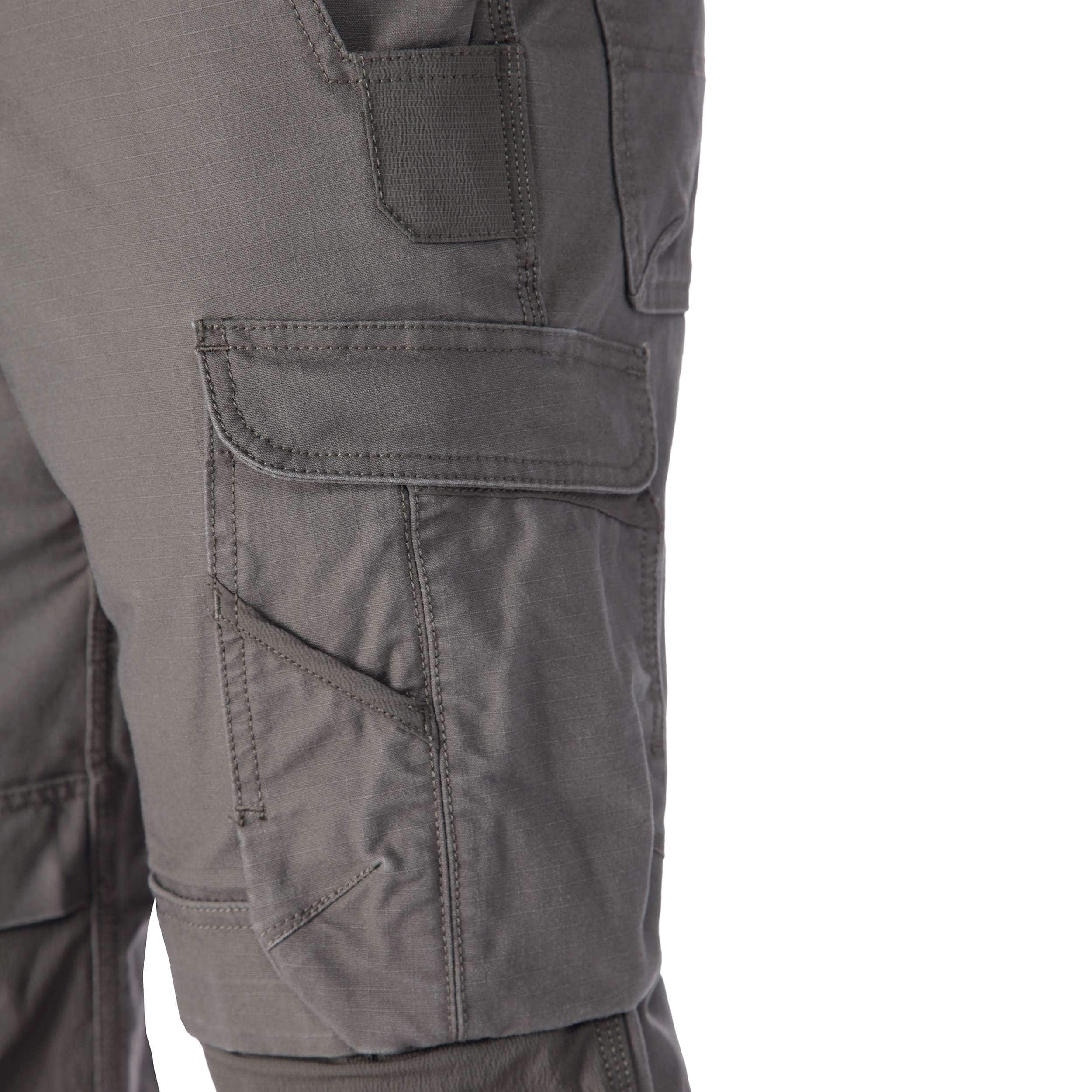 Carhartt 105072 Relaxed Straight Steel Rugged Flex™ Ripstop Double-Front Cargo Buks produktfoto til broderi