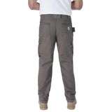 Carhartt 105072 Relaxed Straight Steel Rugged Flex™ Ripstop Double-Front Cargo Buks detalje med firmalogo