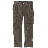 Carhartt 105072 Relaxed Straight Steel Rugged Flex™ Ripstop Double-Front Cargo Buks produktfoto med tryk