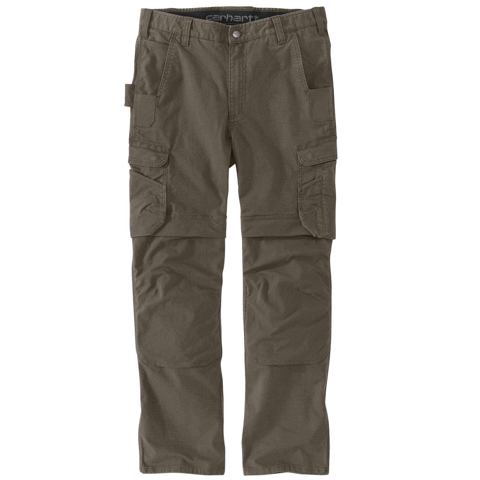 Carhartt 105072 Relaxed Straight Steel Rugged Flex™ Ripstop Double-Front Cargo Buks produktfoto med tryk