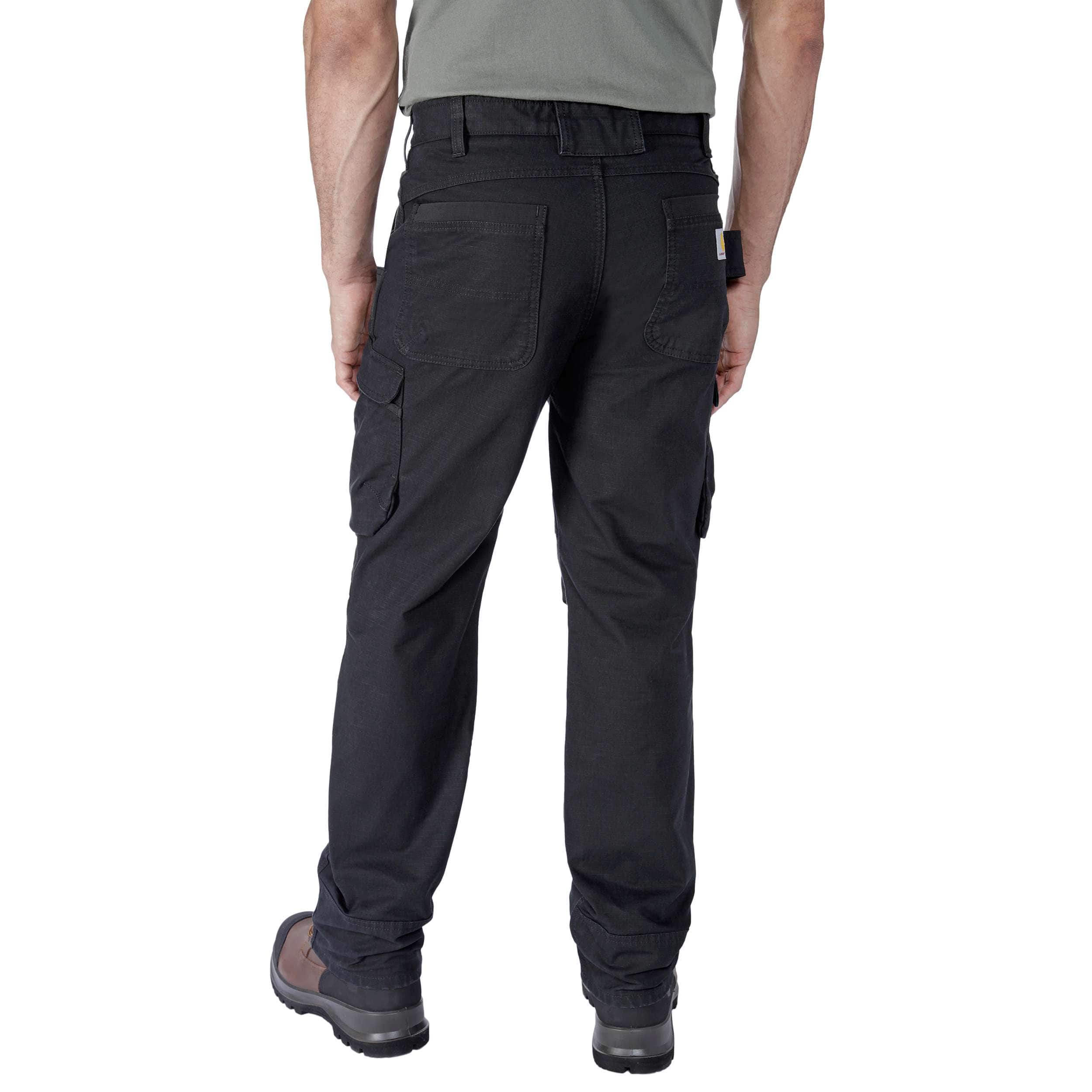 Carhartt 105072 Relaxed Straight Steel Rugged Flex™ Ripstop Double-Front Cargo Buks produktfoto med firmalogo