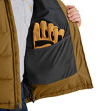 Carhartt 105474 Loose Fit Midweight Insulated Jakke materiale med firmalogo