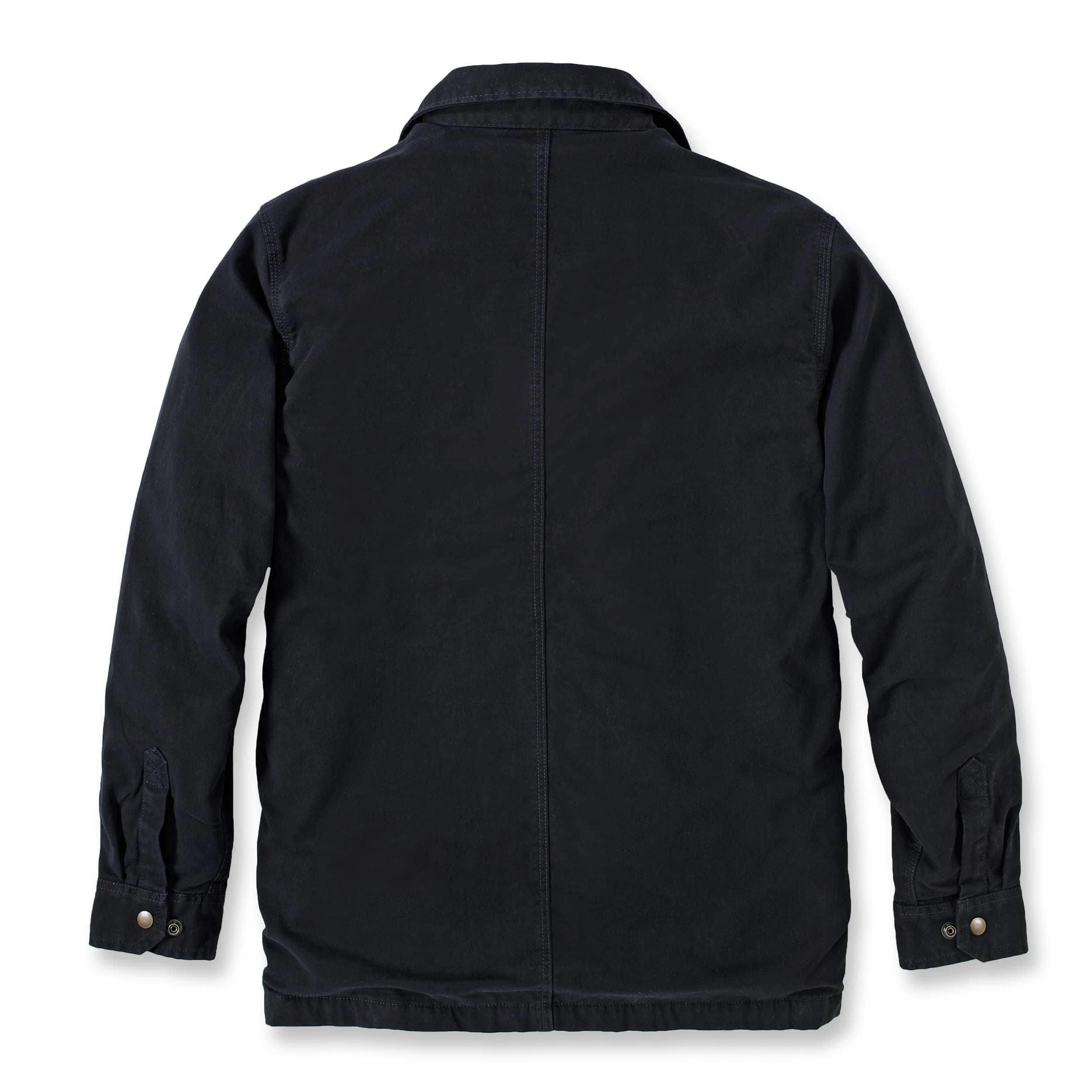Carhartt 105532 Fleece Lined Snap Frontskjortejakke detalje til broderi
