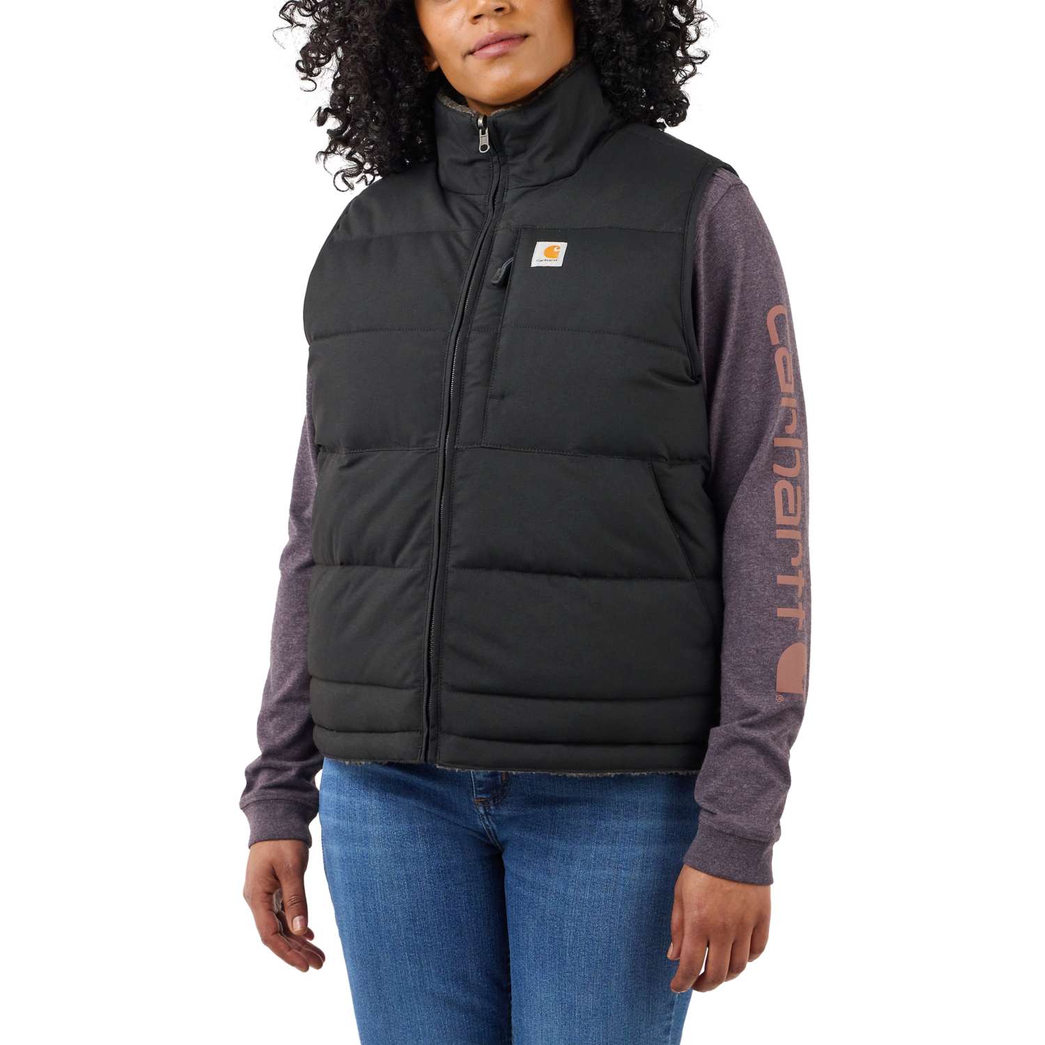 Carhartt 105607 Relaxed Midweight Utility Vest Dame