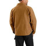 Carhartt 105748 Duck Relaxed Fit Jakke produktbillede med logo