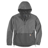 Carhartt 105749 Lightweight Packable Anorak nærbillede med logo