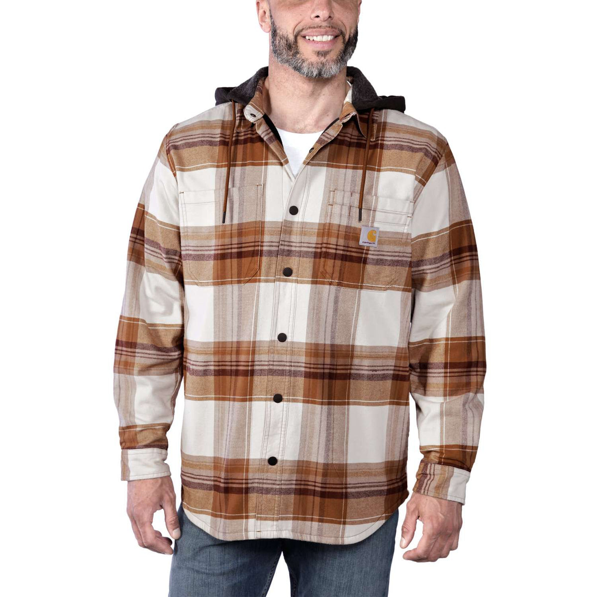 Carhartt 105938 Fleece Lined Plaidskjortejakke