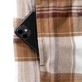 Carhartt 105938 Fleece Lined Plaidskjortejakke materiale med firmalogo